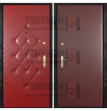 Металлическая дверь Винилискожа (с двух сторон) -14